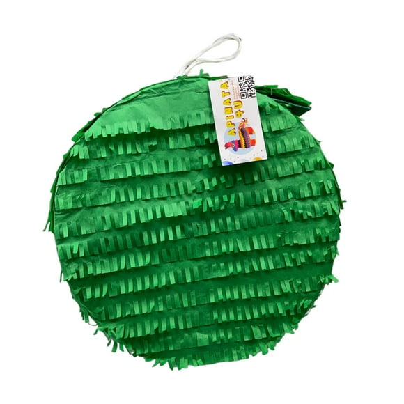 APINATA4U 16" Round Blank Pinata Green Color Great to Create Your Own Pinata