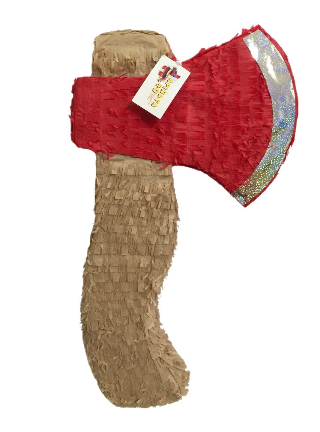 A PINATA 4 U APINATA4U 20" Red Color Axe Pinata Lumberjack Theme