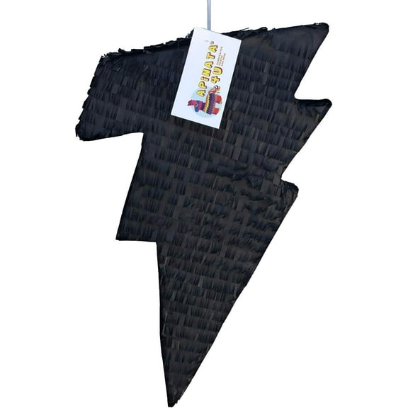 APINATA4U Black Lightning Bolt Pinata