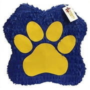 APINATA4U Blue & Yellow Paw Print Pinata 19 Tall