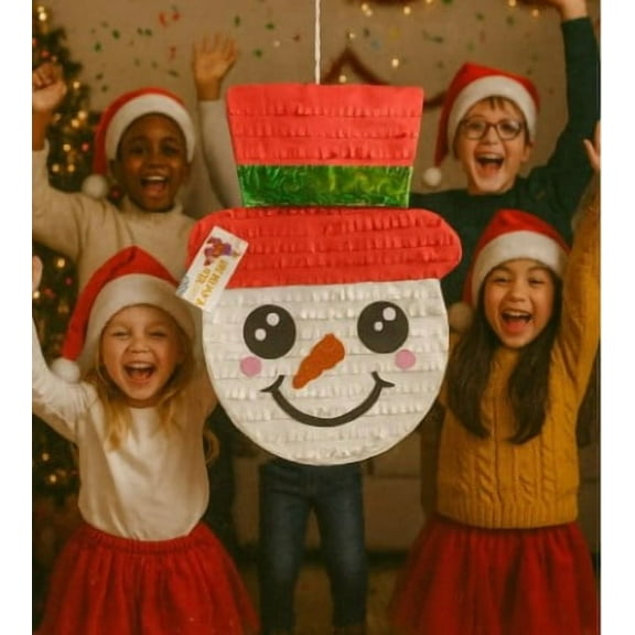 APINATA4U Christmas Celebration Snowman Pinata - Fun Holiday Party Decoration