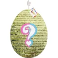 thumbnail image 1 of APINATA4U Gold Color Egg Pinata with Pink Glitter Heart Accent Easter Theme Party Favor, 1 of 1