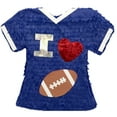 thumbnail image 1 of APINATA4U I Love Football Jersey Pinata, 1 of 1
