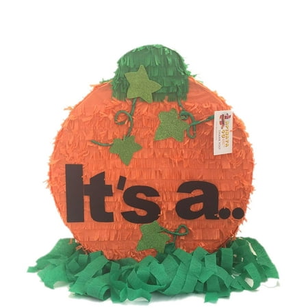 APINATA4U It's a Gender Reveal Pumpkin Pinata Fall Theme/ Thanksgiving