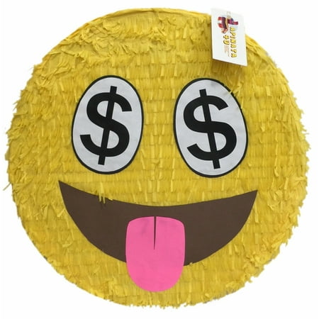 APINATA4U Money Lover Emoticon Pinata 16"