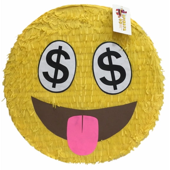 APINATA4U Money Lover Emoticon Pinata 16"