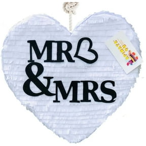 APINATA4U Mr & Mrs Heart Pinata