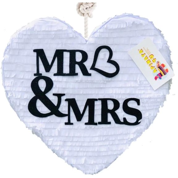 APINATA4U Mr & Mrs Heart Pinata