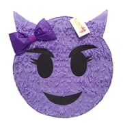 APINATA4U Purple Sneaky Emoticon Pinata 16