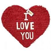 APINATA4U Red I LOVE U Heart Pinata