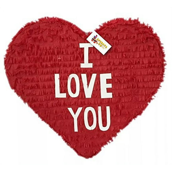 APINATA4U Red I LOVE U Heart Pinata