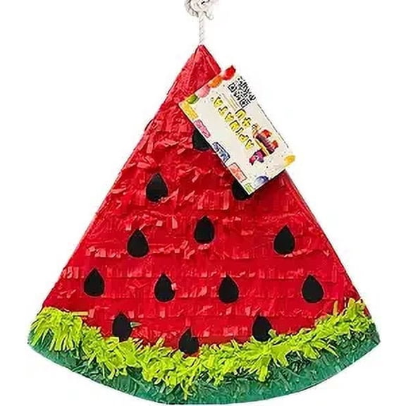 19 Red Watermelon Pinata Melon Birthday Party Supplies Summer Decoration Fruit Birthday July 4th Party Pinata Tropical Themed Birthday