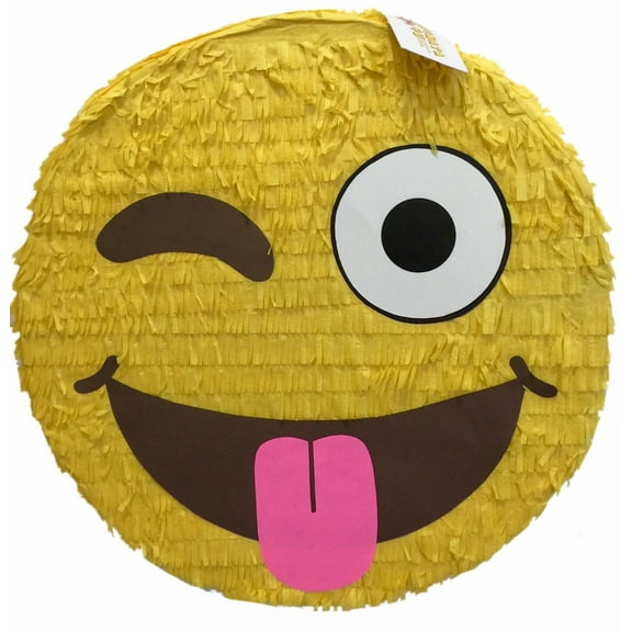 APINATA4U Winking Emoticon Pinata 16"