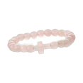APIPEE Cross Beaded Bracelet for Women and Men with Pink Sodalite ...