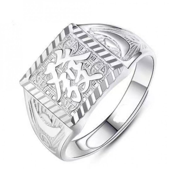 APIPEE Mens Titanium Wedding Band CZ Statement Ring Comfort Fit Jewelry Gift for Him With White Gift Box Packaging