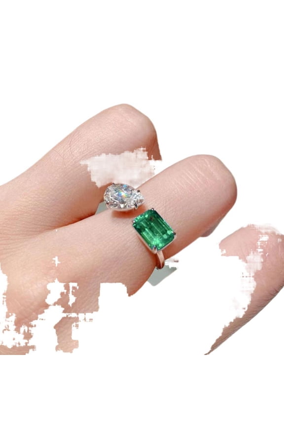 Modern Promise Ring Proposal For Women Ladies High Quality Sparkling Cubic Zirconia CZ Ring Thoughtful Surprise Comes in Elegant Box