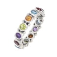 thumbnail image 1 of APIPEE Modern Wedding Promise Ring For Her Gift for Wife Shiny Comfortable Fit CZ Cubic Zirconia Ring Perfect Present Gift Box Included, 1 of 6