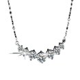 thumbnail image 1 of APIPEE Moissanite Temperament Clavicle Chain Pendant Necklace For Women Sterling 925 Silver Sparkling Gift For Lover With White Gift Box, 1 of 8