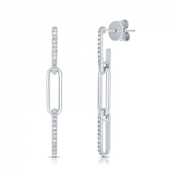 APIPEE S925 Silver Needle Long Micro Paved Zircon Tassel Earrings Studs Women Vintage Earrings