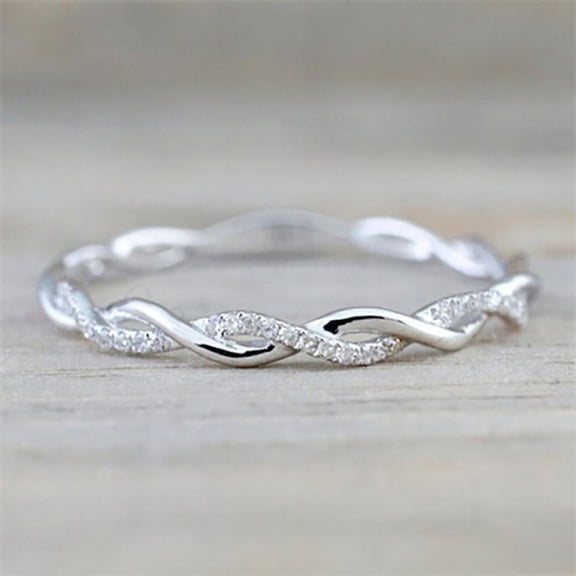 APIPEE With handcrafted details Cocktail Engagement For Women Ladies Comfortable Fit Shiny Cubic Zirconia CZ Ring Perfect Present With Gift Packaging