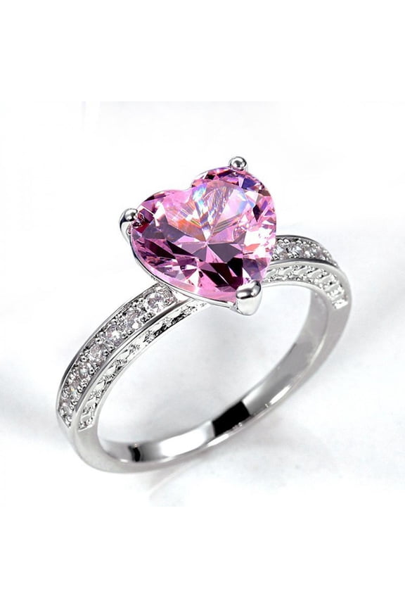 With handcrafted details Cocktail Valentine's Day Ladies For Her Sparkling Dazzling Cubic Zirconia CZ Ring Elegant Gift With Gift Packaging