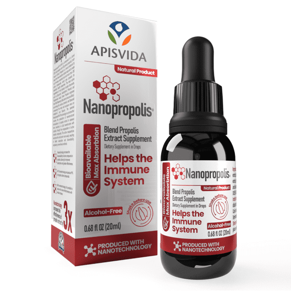 APISVIDA Nanopropolis Red Propolis Extract 0.68fl oz - 20ml