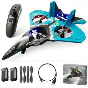 APIZCUK RC Fighter Jet Toy, EPP Foam Warplane, 3 Flight Modes, 20 Min Flight, Gift for Ages 12+