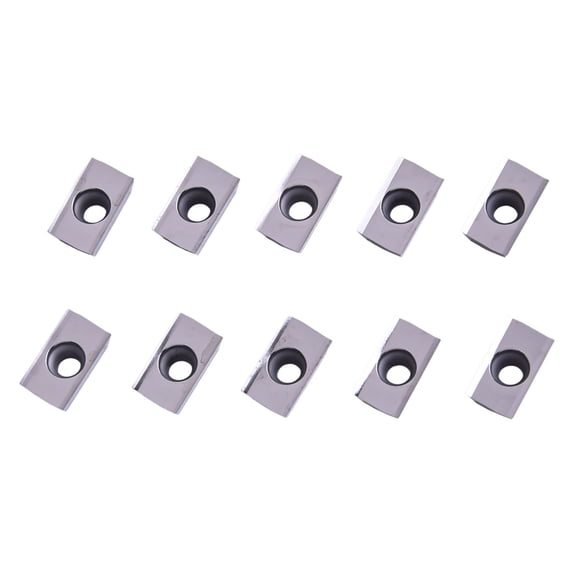 APKT1135PDFR-MA H01 Carbide CNC Milling Inserts for Aluminum 10pcs, APMT1135 Turning Insert, Precision Ground Cutting Tool, Semi-Finishing and Finishing, High Wear Resistance, Standard Size