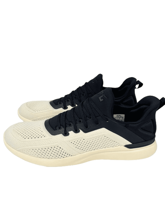 Mens Vanilla/Black/White Techloom Tracer Sneakers, US 7.5