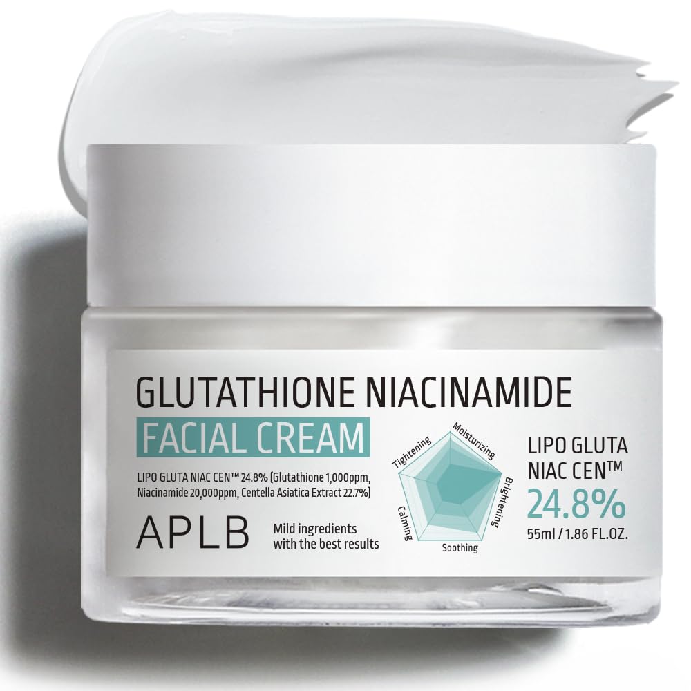 APLB Glutathione Niacinamide Facial Cream 55ml Hydrating Brightening 