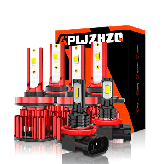 APLJZHZQ 9005 H11 LED Headlight Bulbs Bright CSP LED High Low Beam Fog Light Combo Vision Upgrade