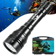 APLOS AP150 Dive Light, 15000 Lumen, Underwater 492ft, Scuba Diving Flashlight with Rechargeable Batteries and Charger IPX8 Waterproof