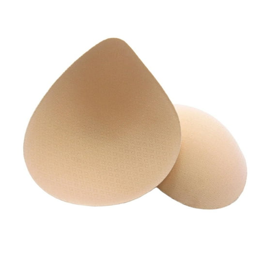 APLVFFZH 2 Pieces Women Bra Pads Inserts Breathable Push up Bra Soft Bra Accessories beige