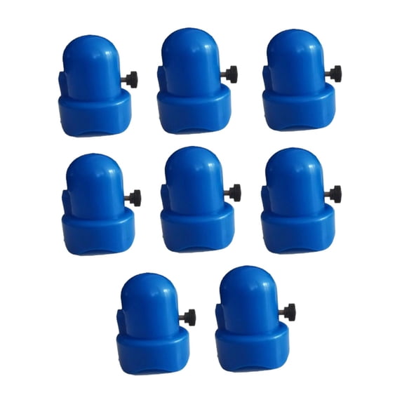APLVFFZH 8Pcs Trampoline Enclosure Pole Caps Sturdy Easy to Install 1.5 inch Diameter Net