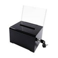 thumbnail image 1 of APLVFFZH Business Card Collection Box Acrylic Donation Case Minimalist Multipurpose Large Black, 1 of 9
