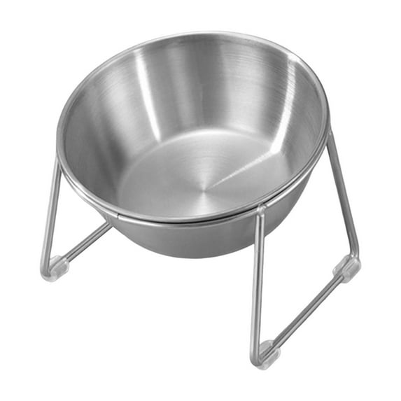 APLVFFZH Cat Bowl Decor with Holder Stand Elevated Pet Feeder for Kitten Outdoor Dogs Round Single Bowl