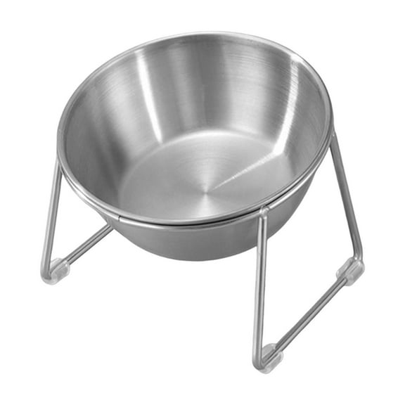 APLVFFZH Cat Bowl Decor with Holder Stand Elevated Pet Feeder for Kitten Outdoor Dogs Round Single Bowl
