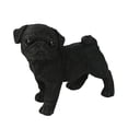 thumbnail image 1 of APLVFFZH Cute Dog Statue Decorative Nonslip Animal Miniature Pug Figurine Puppy Sculpture Black, 1 of 9