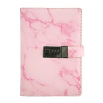 APLVFFZH Diary with Lock 3 Digital Combination Lock Lightweight Portable Locked Diary for Pink