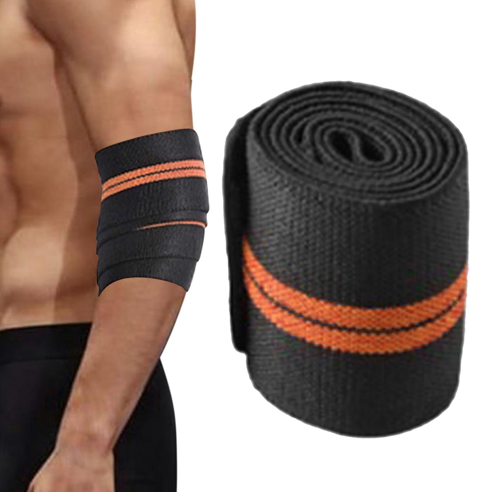 Golds Gym Black and Yellow Knee Wraps, Pair - Walmart.com