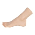 thumbnail image 1 of APLVFFZH Female Mannequin Feet Display Life Size Feet Model Foot Model Sandals Shoes Sock Left, 1 of 9