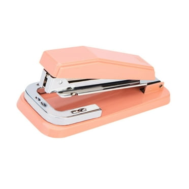 APLVFFZH Heavy Duty Stapler Office Stapler Binding Supplies Portable Metal Manual Stapler Pink