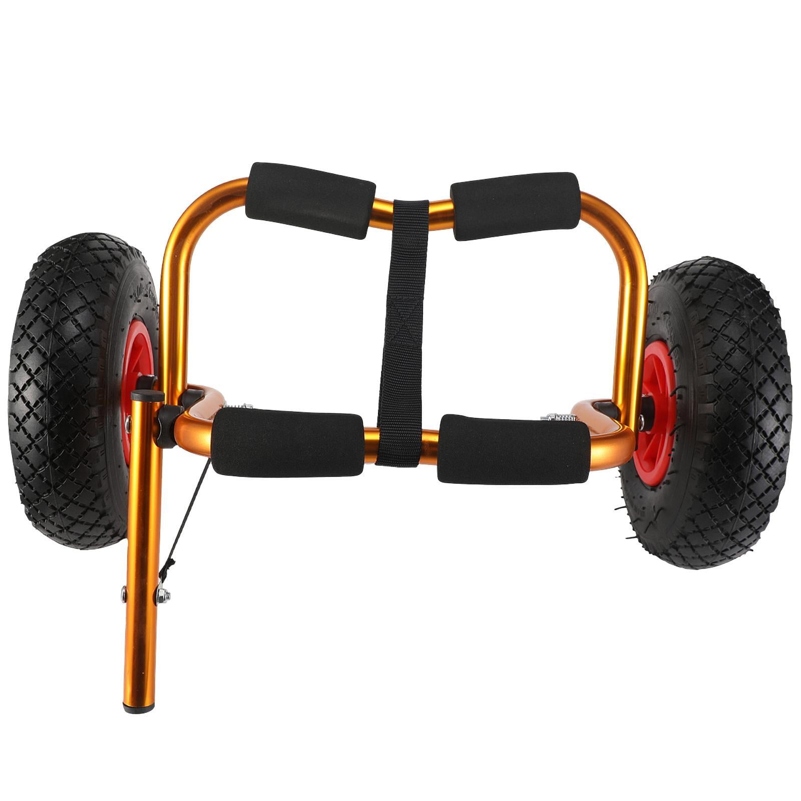 APLVFFZH Kayak Cart Foldable Adjustable Carrier Marine Vessel Practical Kayak Trailer