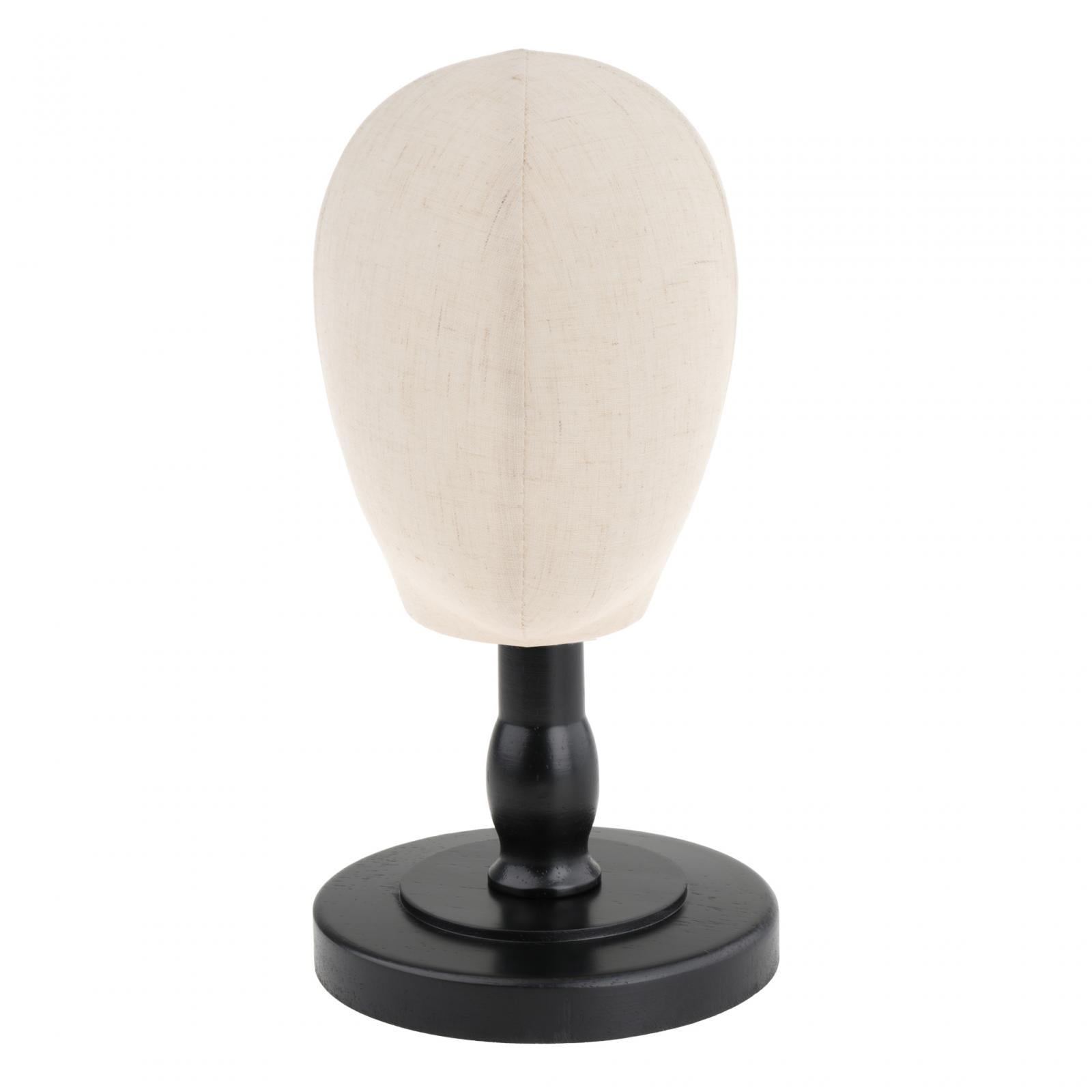 APLVFFZH Mannequin Head Freestanding Wooden Base Show Hats and s Hat Display Stand