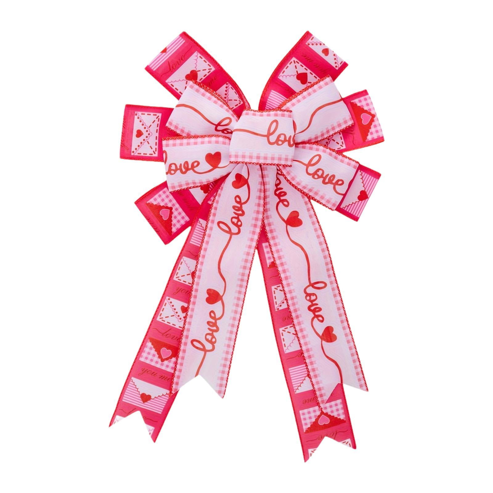 APLVFFZH Valentine's Day Bow Party Supplies Decorative Valentine Bow for Home