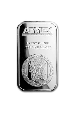 1 oz .999 Fine Pure Silver Bar - Sealed/Circulated