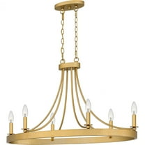 Quoizel Lighting - Aspyn - 6 Light Island In Transitional Style-21 Inches Tall