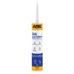 APOC 264 Flash N' Seal White Elastomeric Roof & Flashing Sealant, 10.1 oz., 100% Waterproof, Ideal for Roofs, HVAC, RVs, Mobile Homes, Trim, Windows & More