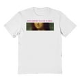 thumbnail image 1 of APOH Da Vinci Mona Lisa Smile Graphic White Men's Cotton T-Shirt, 1 of 1
