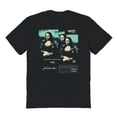 thumbnail image 1 of APOH Da Vinci Mona Lisa Triple Graphic Black Men's Cotton T-Shirt, 1 of 1